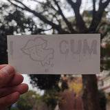 Tatoo temporaire - Séance photo - I LOVE/LICK CUM
