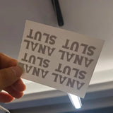Tatoo temporaire - Séance photo - ANAL SLUT