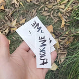Tatoo temporaire - Séance photo - FUCK ME