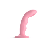 Dildo vibrant à double tapotement - WAVE - Bleu, Corail