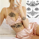 Feuille - Tatoos temporaires - Séance photo - LOTUS MYSTIQUE - BZ-123