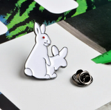 Épinglette - LAPINS SEXY - BUNNY STYLE - Broche