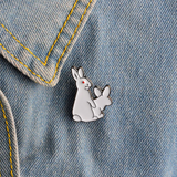 Épinglette - LAPINS SEXY - BUNNY STYLE - Broche