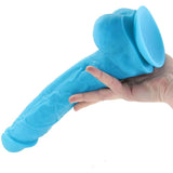 Dildo réaliste non-vibrant - COLOURS PLEASURES - Bleu - 10"