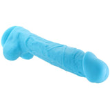 Dildo réaliste non-vibrant - COLOURS PLEASURES - Bleu - 10"