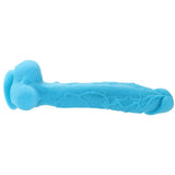 Dildo réaliste non-vibrant - COLOURS PLEASURES - Bleu - 10"