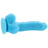 Dildo réaliste non-vibrant - COLOURS PLEASURES - Bleu - 10"