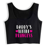 Top - DADDY'S LITTLE PRINCESS - Cotton Spandex - OSXL