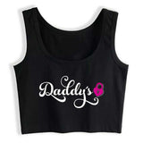 Top - DADDY'S HEART LOCK - Cotton Spandex - OSXL