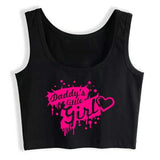 Top - DADDY'S LITTLE GIRL - Cotton Spandex - OSXL
