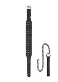 Ensemble collier et laisse - Skulls and Bones - OUCH! - Noir