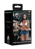 Ensemble collier et laisse - Skulls and Bones - OUCH! - Noir