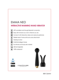 Emma Neo - Vibromasseur wand chauffante intéractive