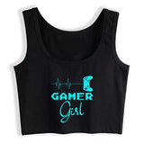 Top - GAMER GIRL - Cotton Spandex - OSXL