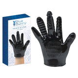 Gant de massage intime - Peace & Love - 6 en 1 - BLUE BUNNY