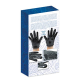 Gant de massage intime - Peace & Love - 6 en 1 - BLUE BUNNY