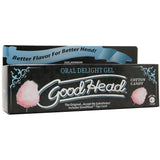 Gel comestible pour sexe oral - Good Head - DOC JOHNSON - Barbe à papa - 4 oz