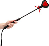 Grande cravache - Coeur satiné ROUGE - OUCH!