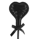 Grande cravache - Coeur satiné NOIR - OUCH!