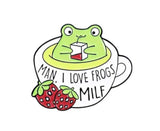 Ensemble d'épinglettes - KAWAII FROGS - Pin set