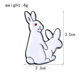 Épinglette - LAPINS COQUINS - HORNY BUNNIES - Broche