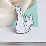 Épinglette - LAPINS COQUINS - HORNY BUNNIES - Broche
