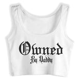 Top - OWNED BY DADDY - Cotton Spandex - OSXL