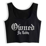 Top - OWNED BY DADDY - Cotton Spandex - OSXL