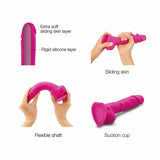 Dildo réaliste - Peau élastique - Sliding Skin - S, M, L