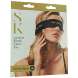Privation sensorielle - Bandeau - Secret Kisses - Love Is Blind - Satin