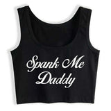 Top - SPANK ME DADDY - Cotton Spandex - OSXL