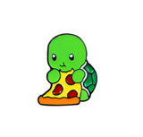 Épinglette - TORTUE PIZZA KAWAII - Broche