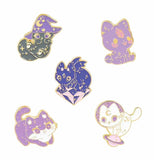 Ensemble d'épinglettes - WITCHY CATS - Pin set