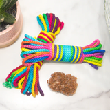 Corde bondage arc-en-ciel - Funfetti Rainbow - 8 m