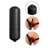 FETISH FANTASY VIBRATING STRAP ON SET RED