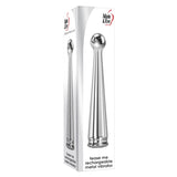Vibromasseur wand en métal - Tease Me Rechargeable Metal Vibrator