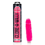 Clone-A-Willy - Silicone - Glow in the dark - Rose éclatant