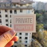 Tatoo temporaire - Séance photo - PRIVATE PROPERTY