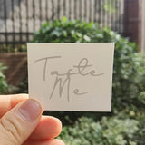 Tatoo temporaire - Séance photo - TASTE ME