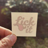Tatoo temporaire - Séance photo - LICK IT