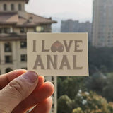 Tatoo temporaire - Séance photo - I LOVE ANAL