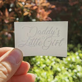 Tatoo temporaire - Séance photo - DADDY'S LITTLE GIRL