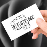 Tatoo temporaire - Séance photo - FIST ME