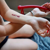 Tatoo temporaire - Séance photo - HURT ME