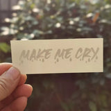 Tatoo temporaire - Séance photo - MAKE ME CRY