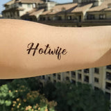 Tatoo temporaire - Séance photo - HOTWIFE