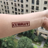 Tatoo temporaire - Séance photo - CUMSLUT