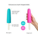 Dildo de fantaisie - ISCREAM - Bleu, Rose