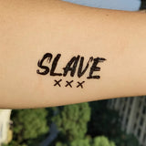 Tatoo temporaire - Séance photo - SLAVE xxx