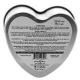 Chandelle à massage 3-en-1 en forme de coeur 4 oz/113 g - Mattress Mambo